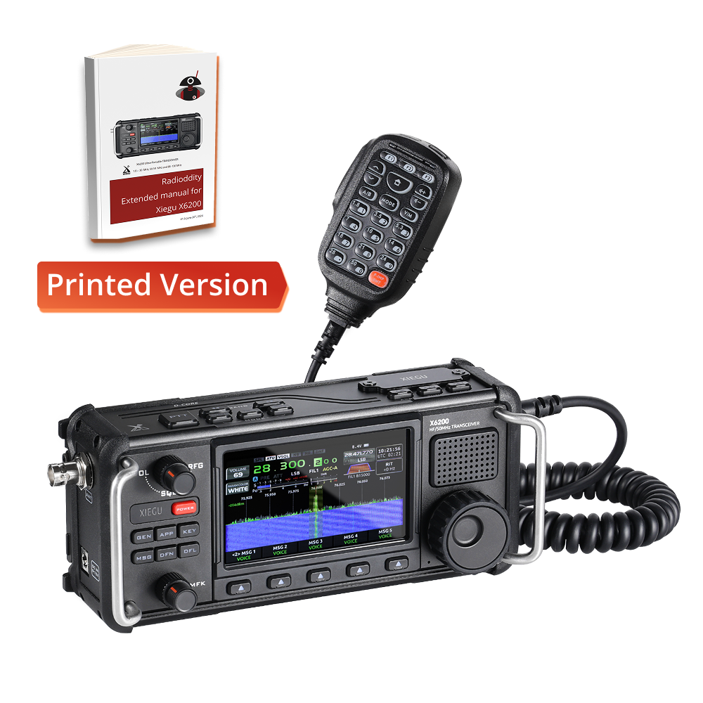 Xiegu X6200 HF Transceiver | Full Mode Full Band | RF Direct