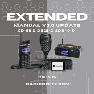 Extended Manual for Radioddity GD-88, DB25-D & DB40-D v3.0