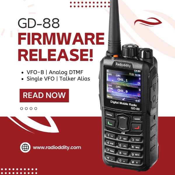 Radioddity GD-88 New Firmware Release | 2023-03-30