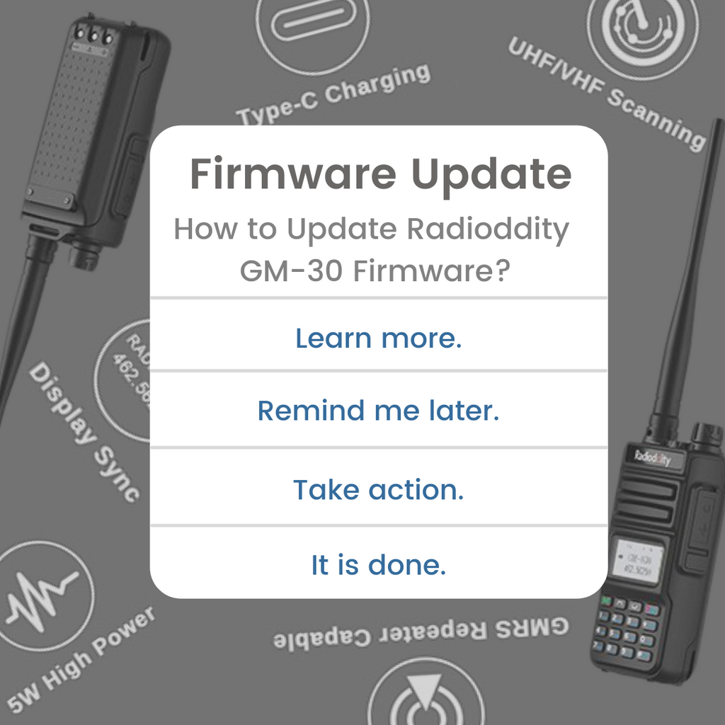 How to Update Radioddity GM-30 Firmware?