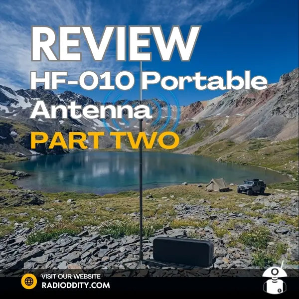 Radioddity HF-010 Portable Antenna Review Part 2: 40 & 80 meters