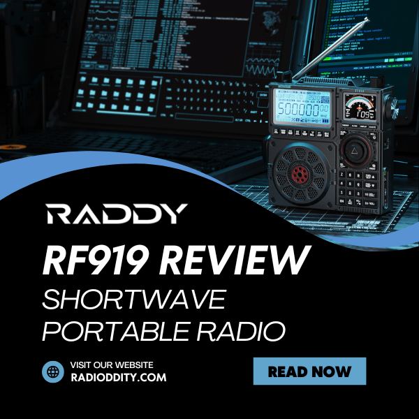 In-depth review of the new Raddy RF-919 shortwave portable radio ...