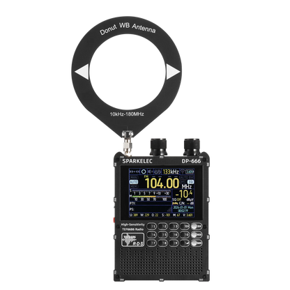 Raddy DP-666 Full Band DSP Radio | TEF6686 Chip | AM/FM /LW/MW/SW RDS Receiver | 2.8" Touchscreen | 5000mAh Battery | Telescopic & Donut Antenna | Firmware Upgradable