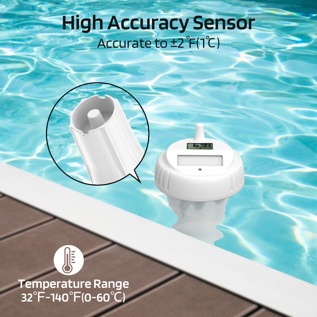 Wireless Digital Water Thermometer for Swimming Pool - China Swimming Pool  Thermometer, Water Thermometer