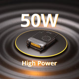 Radioddity DB50 Dual Band Mobile Radio | 50W | Large LCD Display | Multi-band Receiver  | 758 Channel | VOX - Radioddity