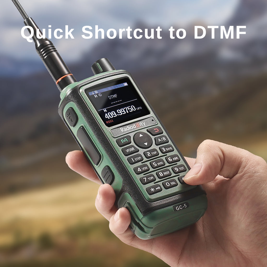 Fm Rx Radioddity GC-5 | Dual Band | 5W | 999 CH | Remote Frequency Copy ...