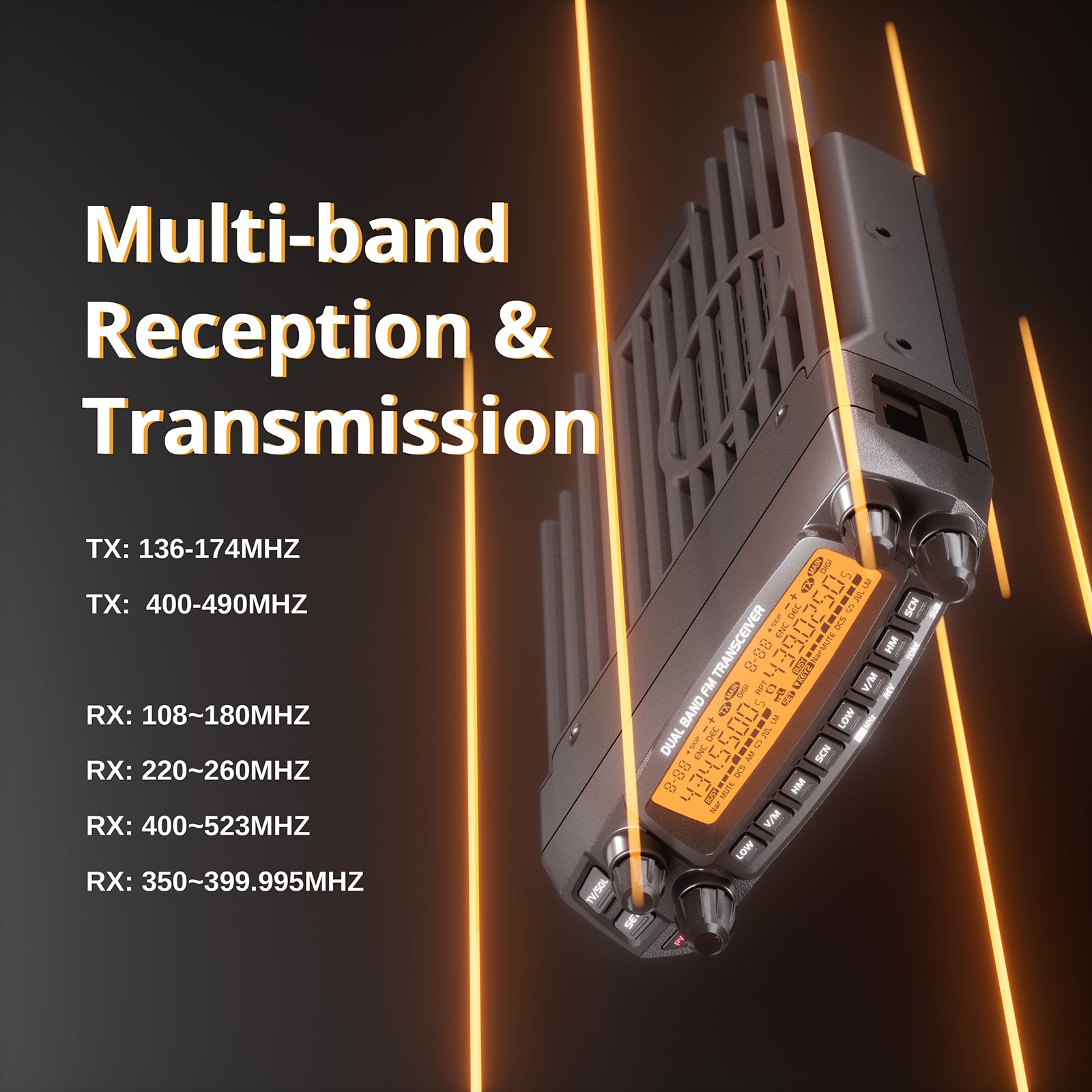 Multiband Cellular Radios Radioddity DB50 Dual Band Mobile Radio | Mobile Ham Radio