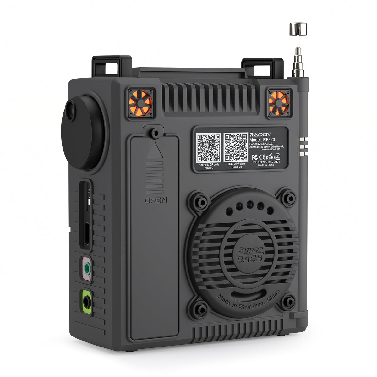 Raddy RF320 Shortwave Radio | FM/AM/SW/VHF/WB/AIR | Remote Control | B ...