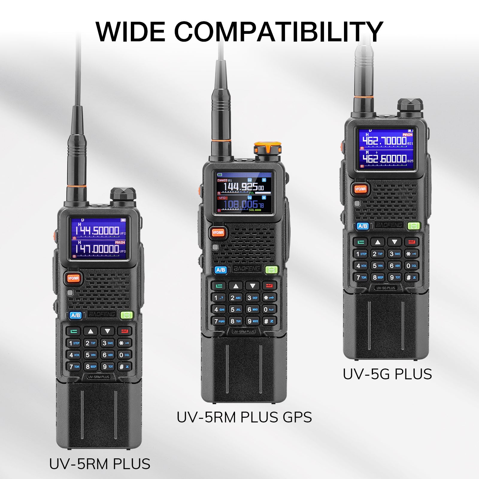 Battery 5200mAh for UV-5G Plus/UV-5RM Plus/K5 Plus with USB-C Port