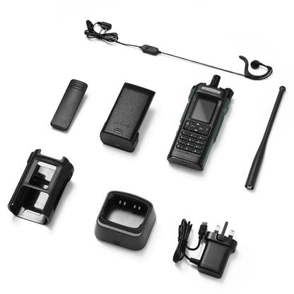 Baofeng UV-32 Ham Radio | 10W | Multi-Band  | GPS | APP & CHIRP Programmable | 2.0” Large Color Display | 1000CHs | NOAA/Airband Receiver - Radioddity