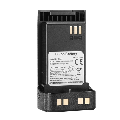BAOFENG BC-32UV Original Li-ion Battery | 2500mAh High Capacity | USB-C Port | For DM-32UV and UV-32
