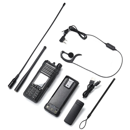 BAOFENG SW-9 10W Tri-Band Walkie Talkie | SSB HF Receiver | Airband & NOAA | Dual BT for App & Audio | Dual SMA Antenna Ports | 1000 Channels