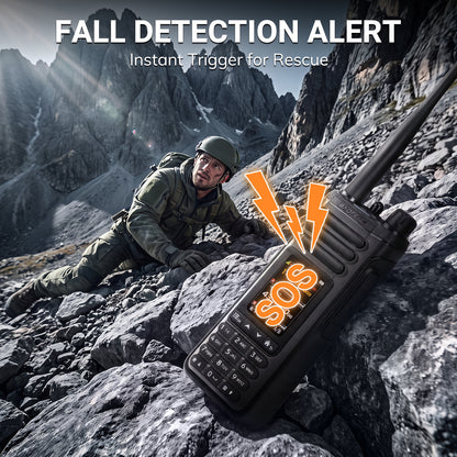 BAOFENG SW-9 10W Tri-Band Walkie Talkie | SSB HF Receiver | Airband & NOAA | Dual BT for App & Audio | Dual SMA Antenna Ports | 1000 Channels