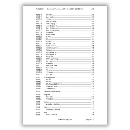 [eBook] Radioddity Extended Manual for Radioddity GS-10B Pro