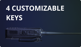 GD-88 Feature - 4 Customizable Keys