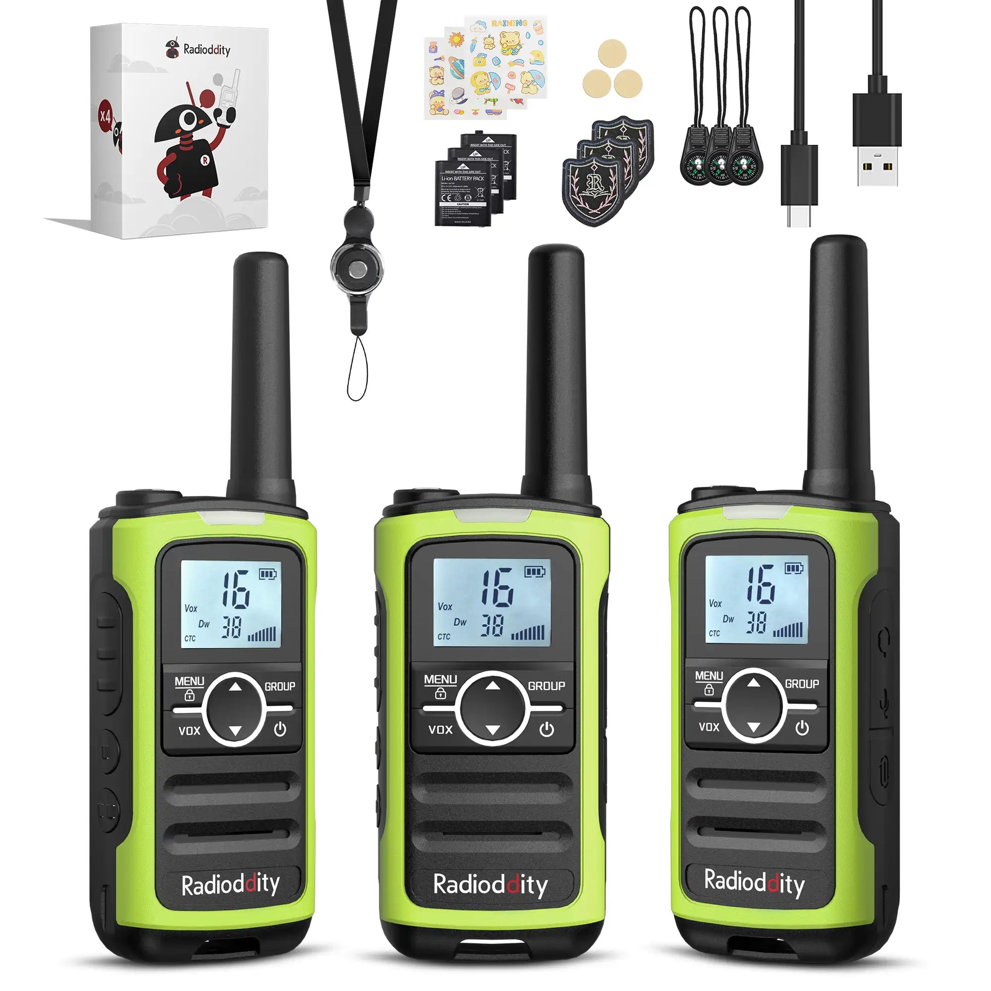 Radioddity FS-T8/PR-T8 FRS/PMR Radio - Radioddity