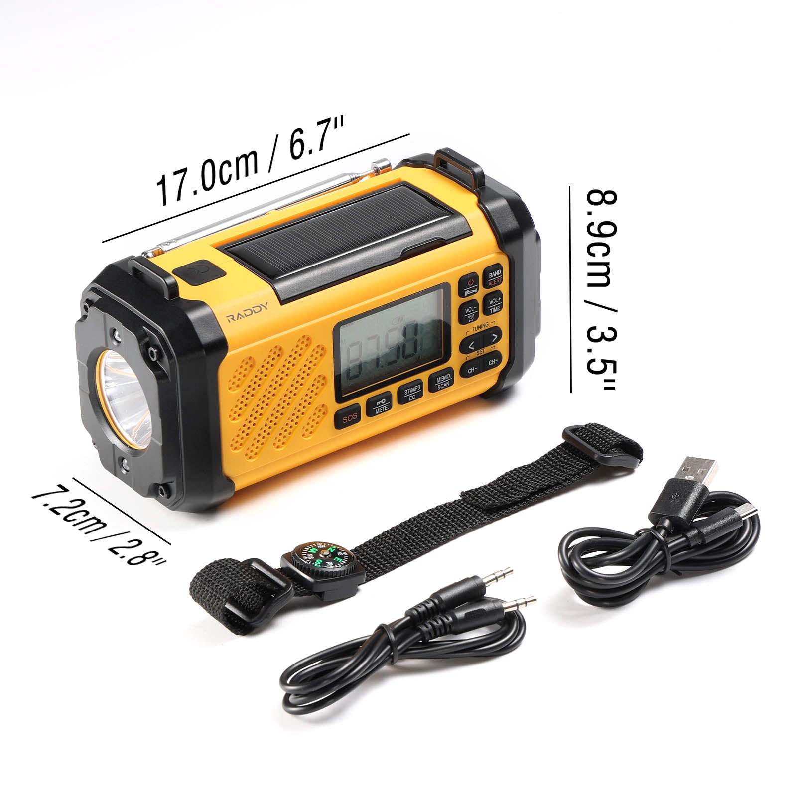 Raddy RF919 Radio SSB de onda corta, banda copleta F A SW VHF UHF Raddy RF919 Radio SSB de onda corta, banda copleta F A SW VHF UHF
