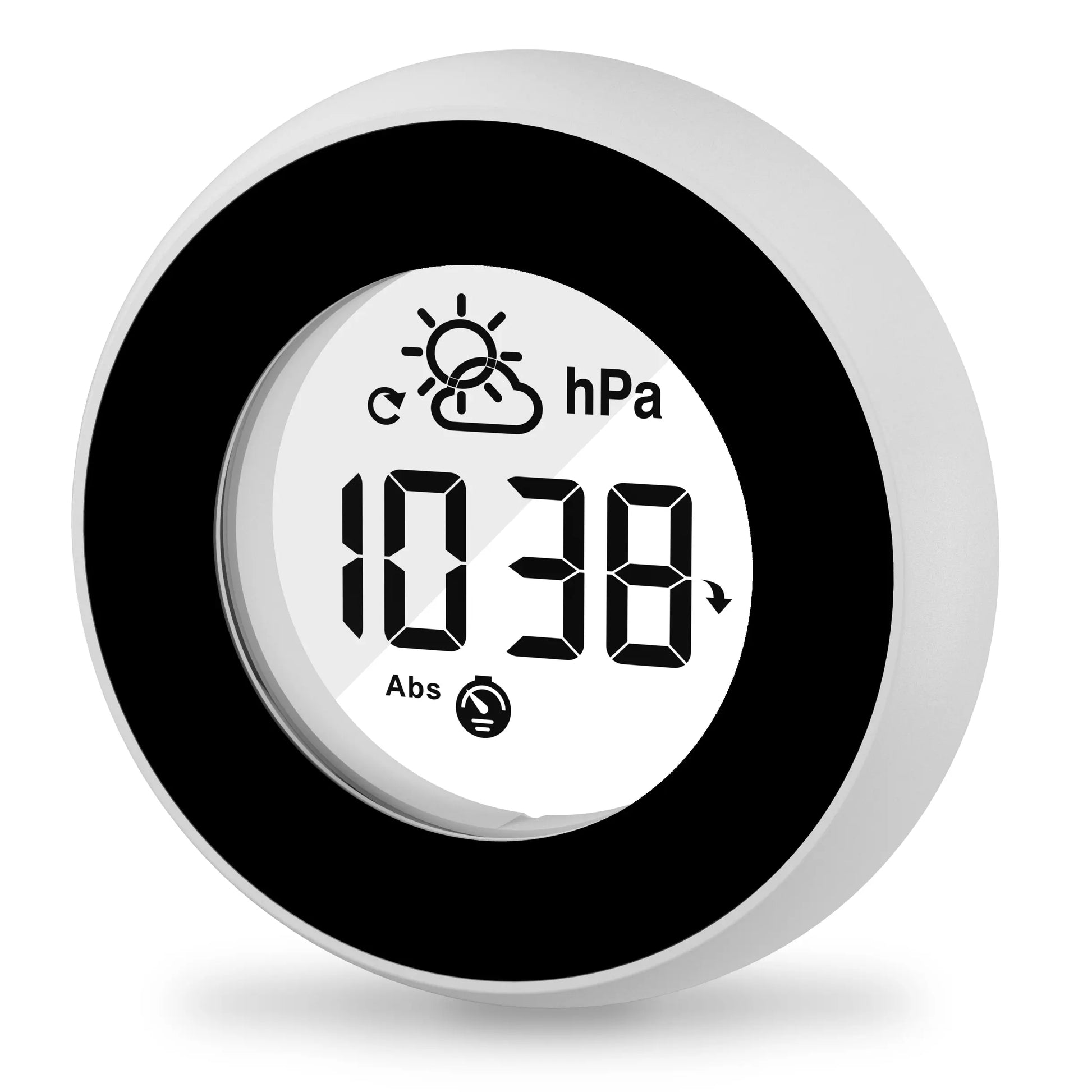 Raddy WT-2 Window Thermometer | Barometric Pressure | Weather Forecast | Magnetic | Temperature Monitor | Transparent LCD Display | Battery Powered - Radioddity