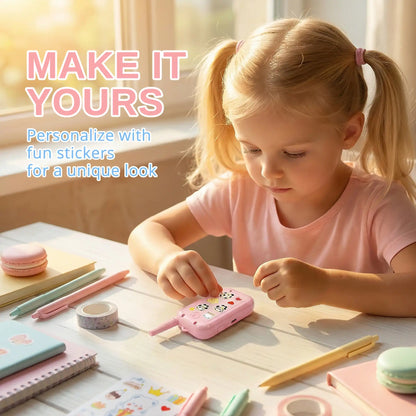 Radioddity KiddoTalk V1 Video Screen Walkie Talkies | 4 Fun Video Modes & Voice Effect | Toys for Boys&Girls - Radioddity