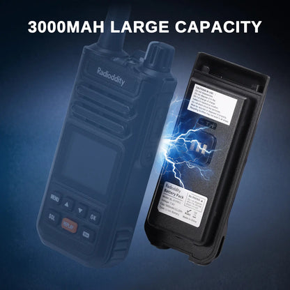 Radioddity BL-X1PRO 3000mAh Battery | Original Spare for X1 Pro GMRS | Direct USB-C Charging | 7.4V Li-Ion | LED Status Indicator | Compact Field Power