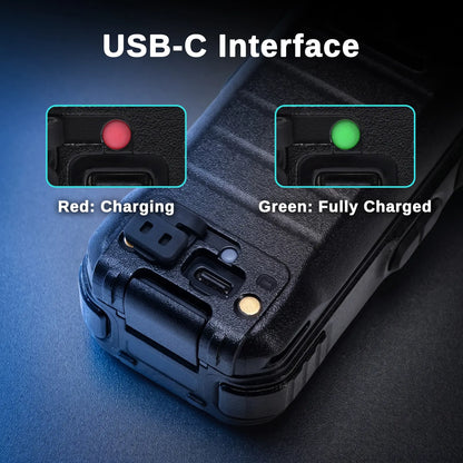 Radioddity BL-X1PRO 3000mAh Battery | Original Spare for X1 Pro GMRS | Direct USB-C Charging | 7.4V Li-Ion | LED Status Indicator | Compact Field Power