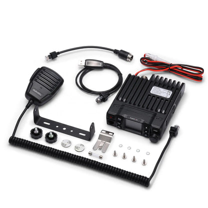 Radioddity CB-5000 Small CB Radio | AM/FM/SSB/CW/PA Modes | 12V/24V Power Input | TFT Color Display | Built-in SWR Meter | NRC Noise Reduction