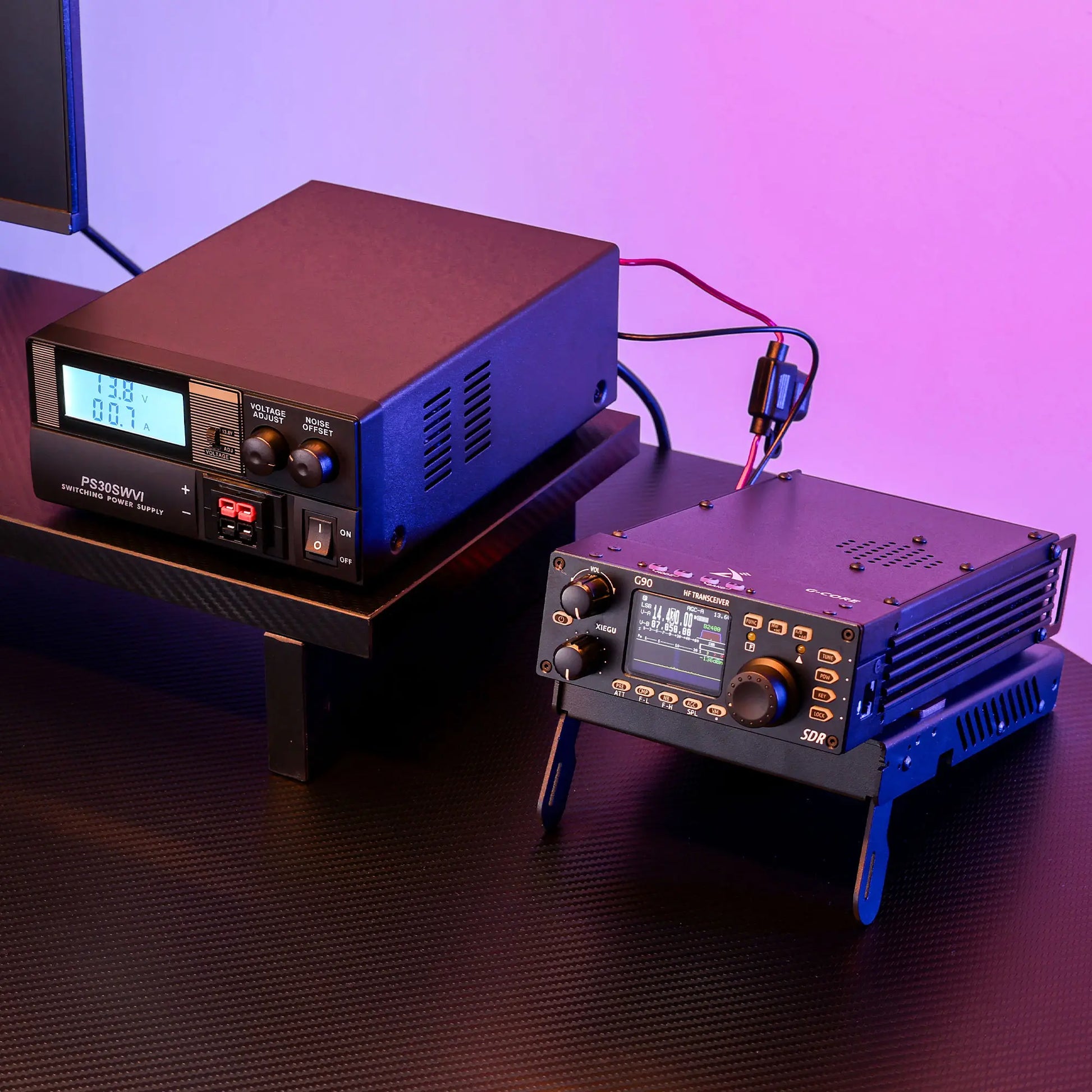 Radioddity PS30 Switching DC Power Supply | Anderson Powerpole(R) Compatible | 8–15V Adjustable | 13.8V Stable Output | 30A | Short Circuit & Overload Protection - Radioddity