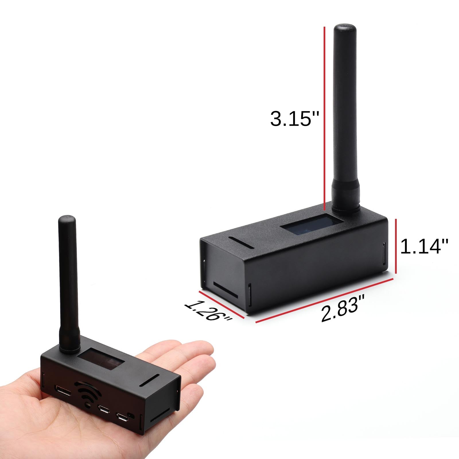 Mmdvm Touch Screen Raspberry Pi Radioddity RHS-H1 MMDVM Hotspot | OLED Screen | Raspberry Pi-Zero W