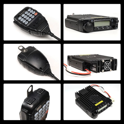 Radioddity VB70 VHF Mobile Radio | 70W High Power | 144-148MHz & Airband | 510 CH | Noise Cancelling | Remote Kill/Wake | For Trucks & Off-road