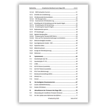 [eBook] Radioddity Extended Manual for Xiegu G90 - Radioddity