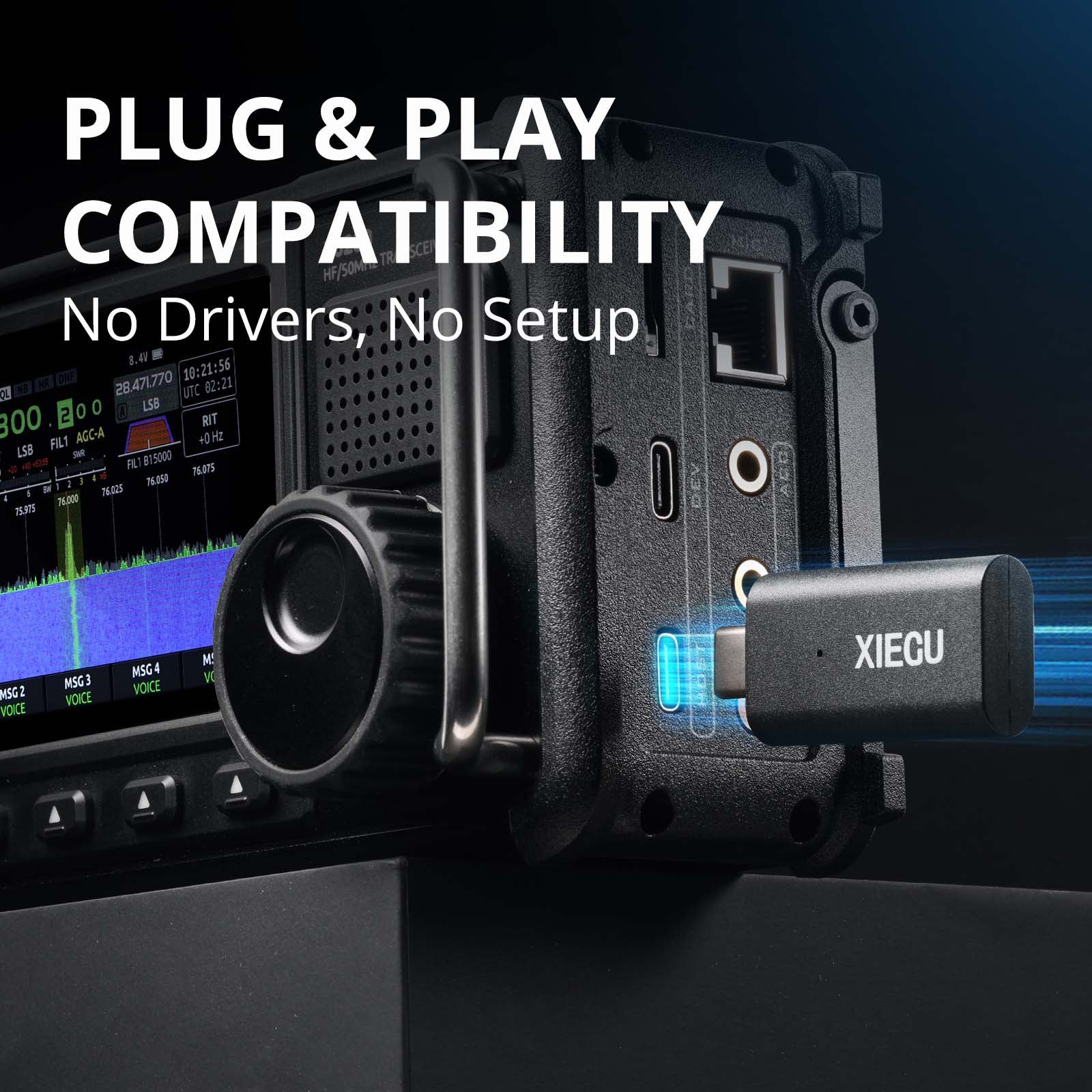 External Bluetooth Module Xiegu WF-01 External Bluetooth Adapter | Ham Radio Accessory – Radioddity