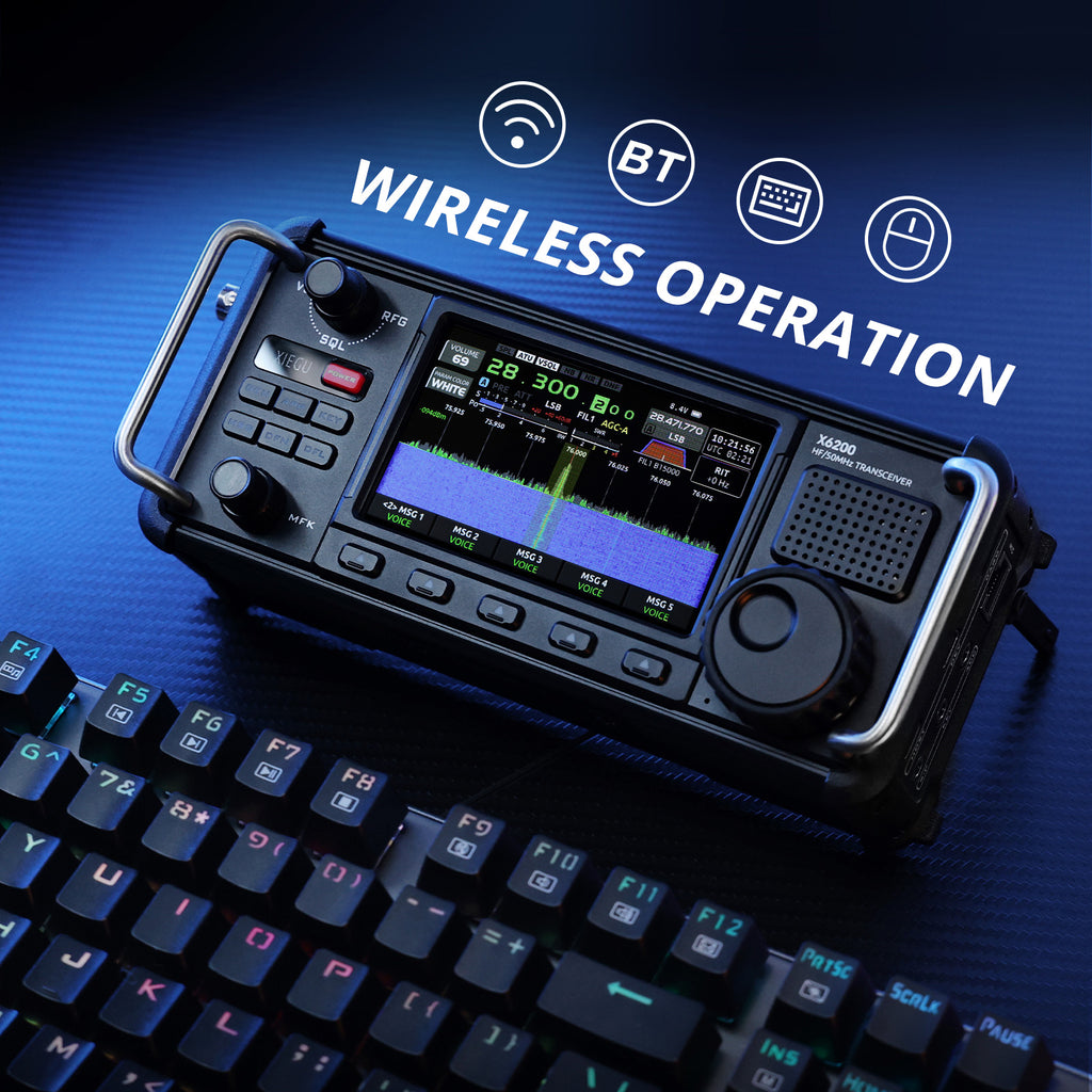 Xiegu X6200 HF Transceiver 8W Full Mode Full Band RF