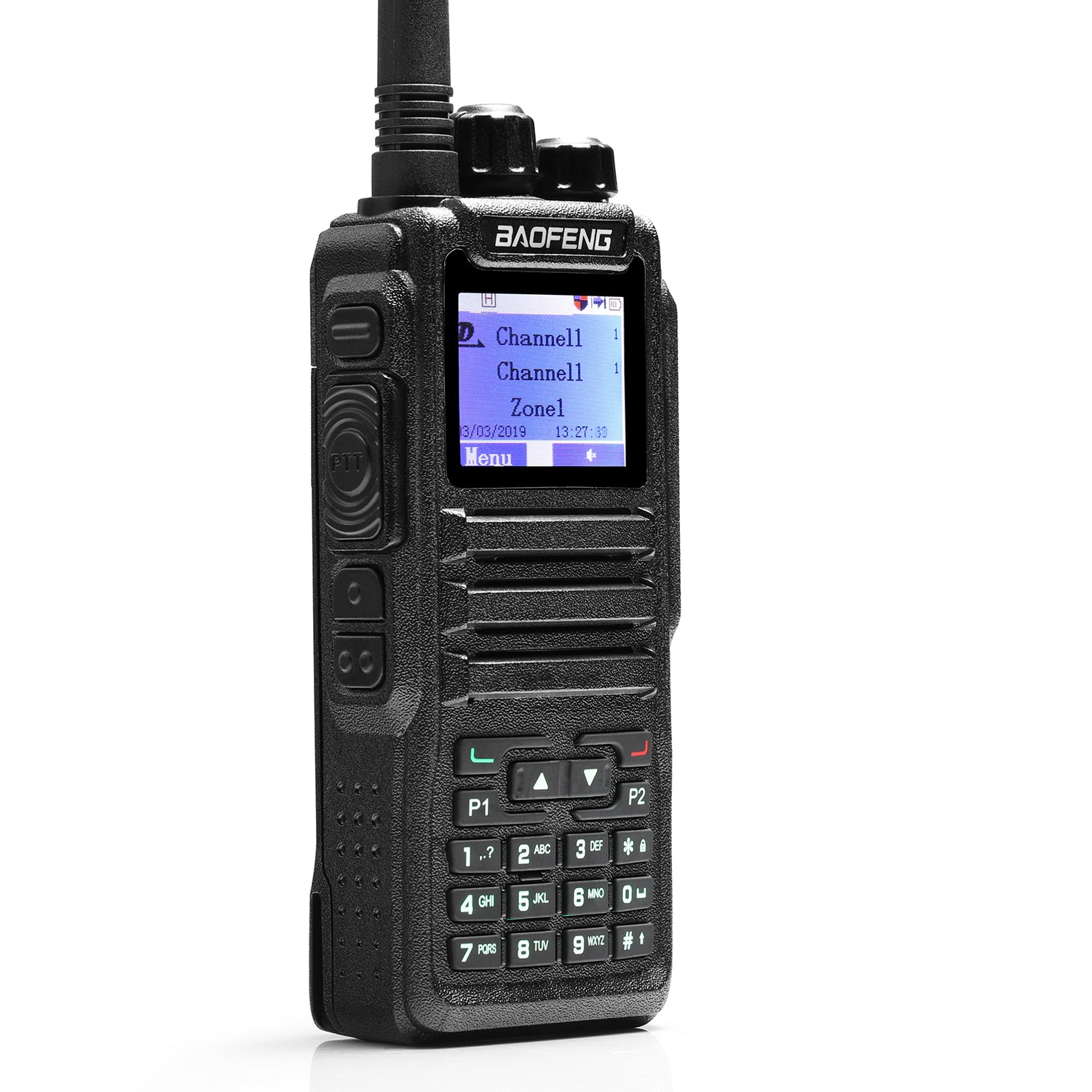 Radioddity GM-30 GMRS Radio 5W Dual Band NOAA Scanner USB Charge SYNC