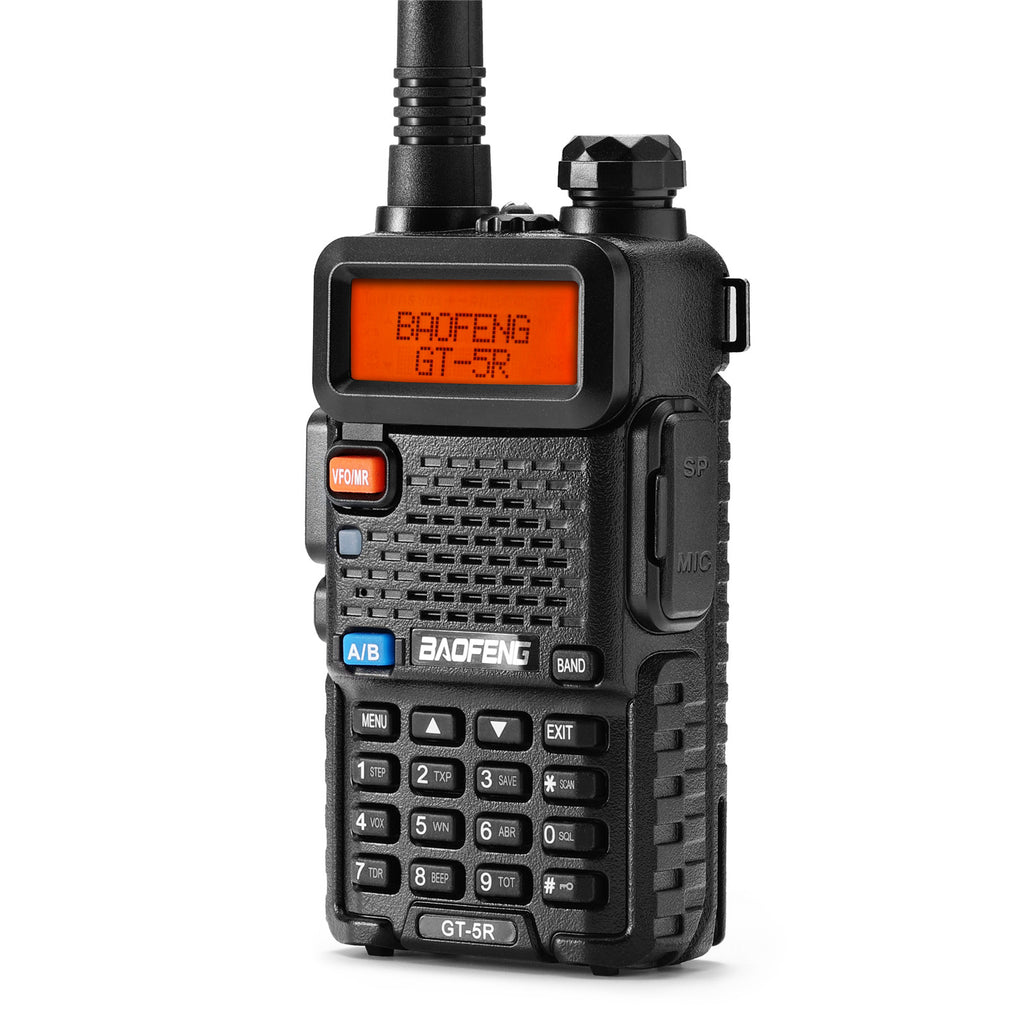 Baofeng GT-5R 4W/1W Dual Band Radio, 420-450MHz 144-148MHz Dual Band UHF VHF Radio