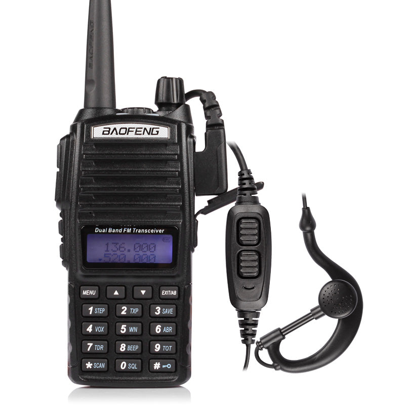 BaoFeng UV-82L Two Way Radio Dual Band 136-174 MHz (VHF) 400-520 MHz (UHF)  Amateur (Ham) Portable Two-Way Radio (Black)– Radioddity