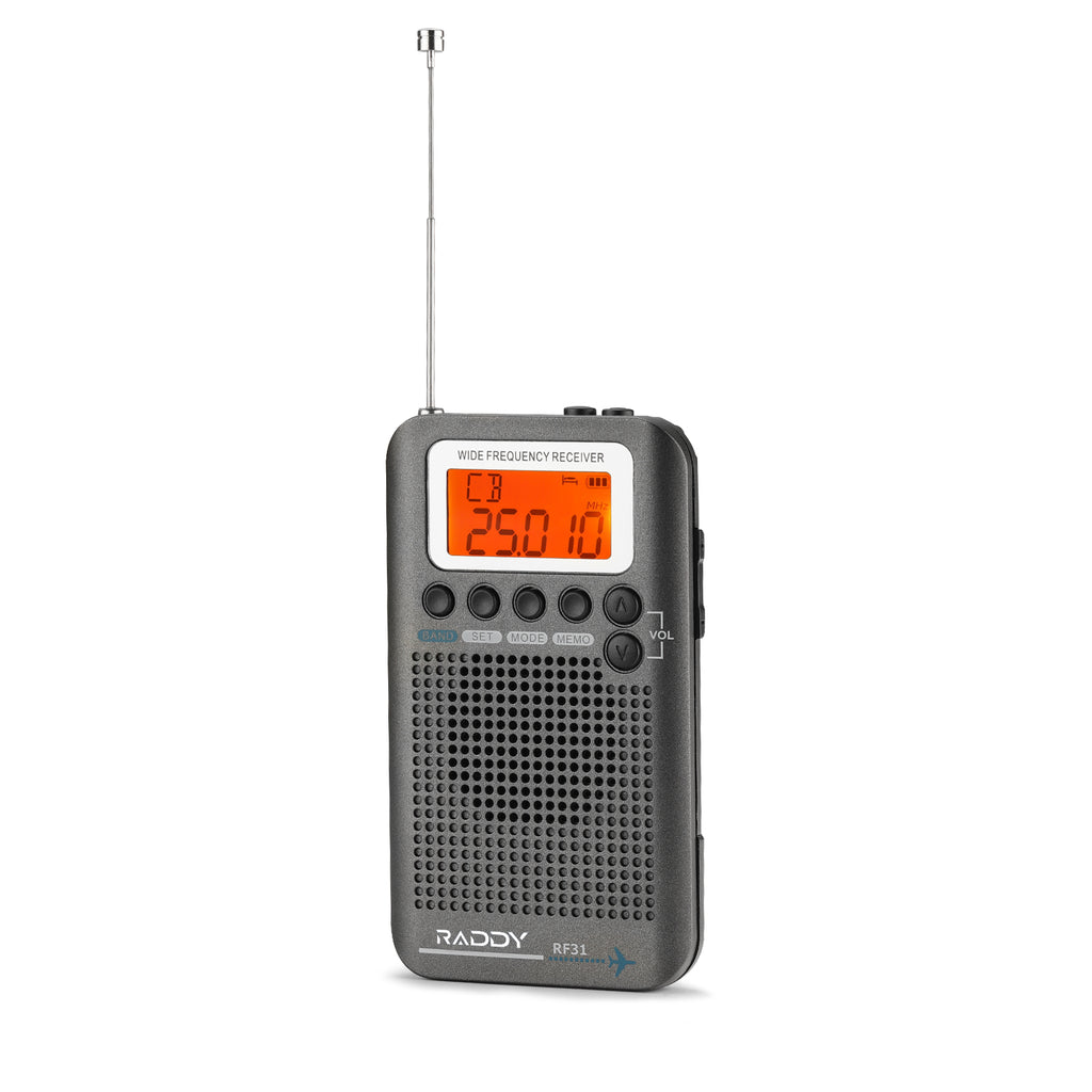 Raddy RF31 Radio Portable, Récepteur Mondial, Radio, Radio Multibande FM/  AM/ MW/ SW