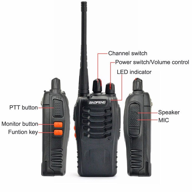 Baofeng BF-888S [6 Pack] | UHF Two Way Radio – Radioddity