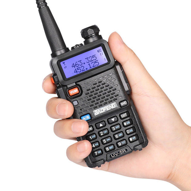 Talkie-walkie VHF/UHF double bande 8W Baofeng UV-5R sans licence, portée optimale 5-8 km, vente chaude Talkie-walkie VHF/UHF double bande 8W Baofeng UV-5R sans licence, portée optimale 5-8 km, vente chaude