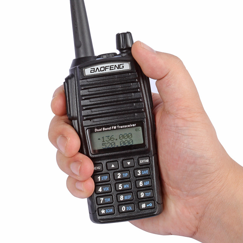 BaoFeng UV-82L Two Way Radio Dual Band 136-174 MHz (VHF) 400-520 MHz (UHF)  Amateur (Ham) Portable Two-Way Radio (Black)– Radioddity