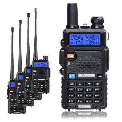 ESynic Professional Walkie Talkies Uv5r 5W Rechargeable UV-5