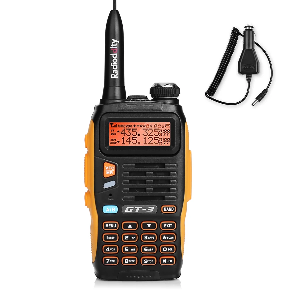 Fm Rx Radioddity GC-5 | Dual Band | 5W | 999 CH | Remote Frequency Copy | Co