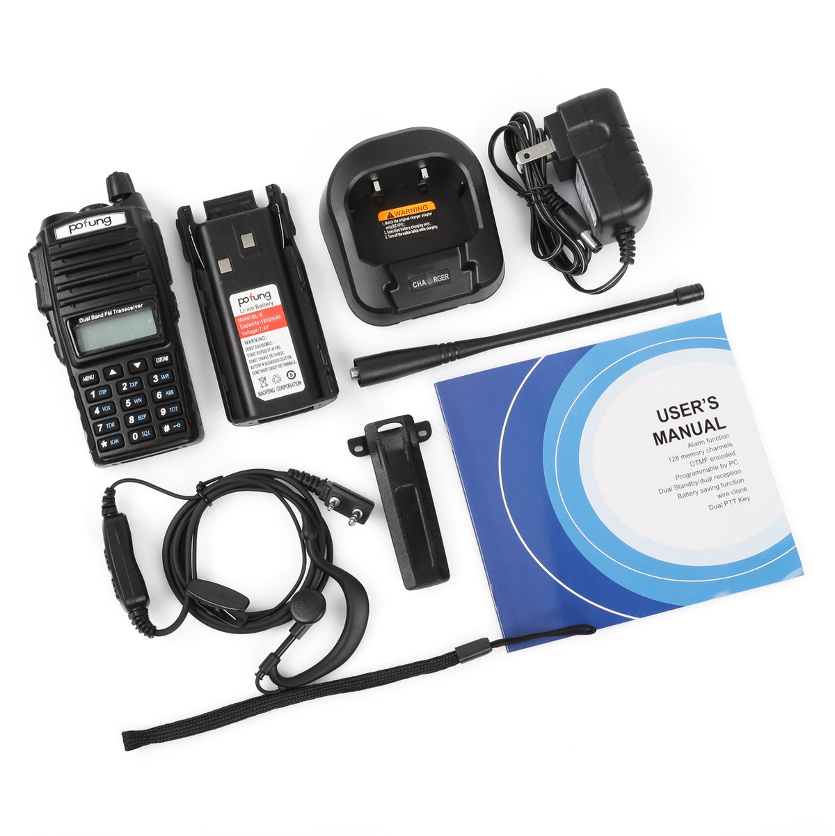 Ricetrasmettitore Radio Dual Band VHF/UHF UV-16 Baofeng BF-UV16 BAOFENG Ricetrasmettitore Radio Dual Band VHF/UHF UV-16 Baofeng BF-UV16 BAOFENG