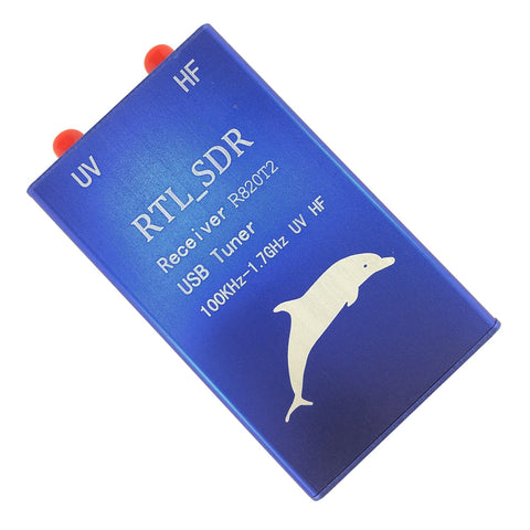 RTL SDR Receiver Full Band, 100KHz-1.7GHz Full-Band UV HF RTL-SDR USB Tuner  Receiver Ham Radio Receiver