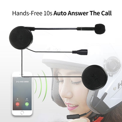 bluetooth motorcycle helmet compatible earbuds Radioddity L1M Wireless Hands-Free Motorcycle Helmet Headset Compatibl