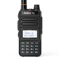 Radioddity MU-5 MURS Radio | 250 Channels | License Free | USB-C Charging | Display Sync | VOX | NOAA | Support CHIRP Programming