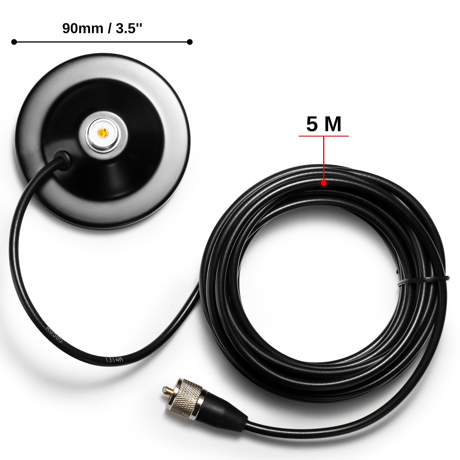 Externe Magnetische Antenne mit SMA-Stecker 5M Länge für Funk Externe Magnetische Antenne mit SMA-Stecker 5M Länge für Funk