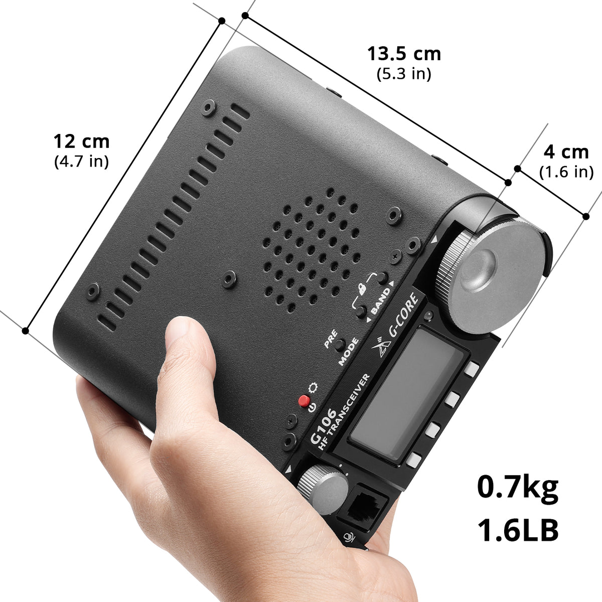 Xiegu G106 SDR HF Transceiver | 5W QRP Radio | SSB CW AM WFM | Support ...