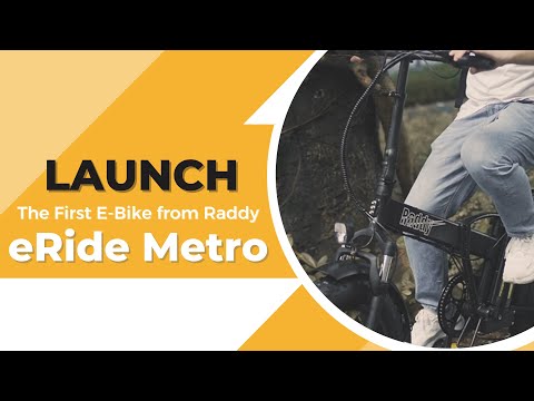 Raddy eRide Metro Folding Electric Bike 500W Fat Tire 48V 13Ah